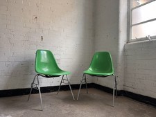 2 x Vintage 1970s Green