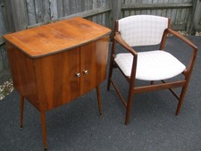 Vintage walnut LP record